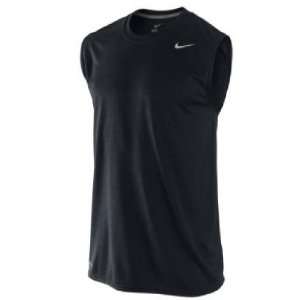Nike Dri Fit Sleeveless Black Top:  Sports & Outdoors