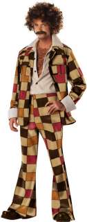 Mens 1960s 1970s Adult Disco Party Halloween Costume  