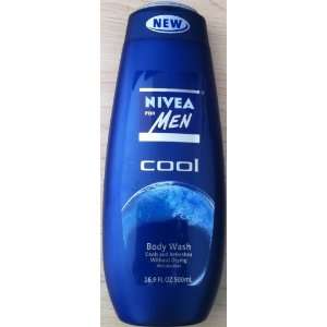  Nivea For Men Cool Body Wash 16.9 Fl. OZ (Pack of 5 