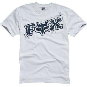 Fox Racing Quake T Shirt   Large/White: Automotive