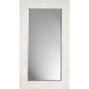  Paragon 8865 White Grid Contemporary Wall Mirror: Home 