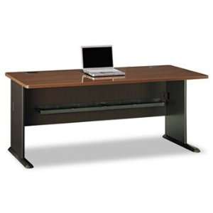   Desk, 72w x 26 7/8d x 29 7/8h, Sienna Walnut/Bronze 