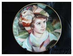 Portraits of Innocence Adrien by Francisco Masseria Royal Doulton Gold 