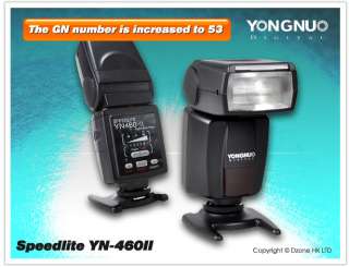 Speedlite Flash Camera YN460 II   Canon 7D 550D 5D#F325  