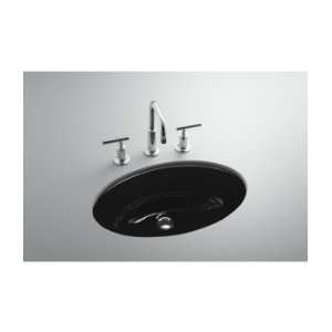  KOHLER K 2907 8U 7 Thoreau Undercounter Lavatory, Black 