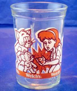   Tom And Jerry The Movie Collectable Jelly Jar Glass Girl 1993  