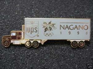 1998 NAGANO OLYMPIC PIN BADGE UPS PINS  