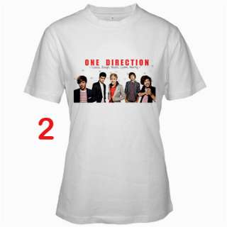 One Direction Fans T Shirt S 2XL   Assorted Style  