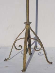 Exquisite adjustable floor candelabra turn of century.  