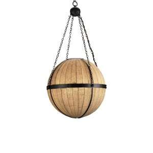 Currey and Company 9091 Wiggins   Three Light Orb Chandelier, Black 