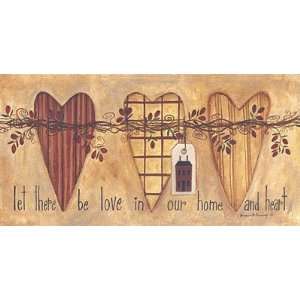   be Love Finest LAMINATED Print Bernadette Deming 16x8: Home & Kitchen