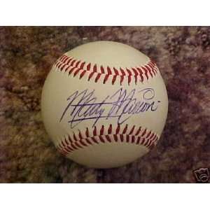  MLB Cardinals Marty Marion # 4 Autographed Baseball 