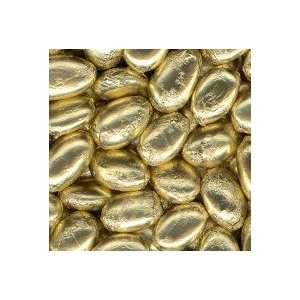 Jordan Almonds   Foil Wrap   Gold, 5 lbs  Grocery 