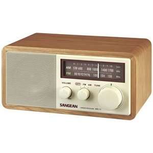    New Wood Table Top Radio   SAN WR11: MP3 Players & Accessories