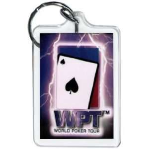  World Poker Tour Lightning Lucite Keychain WK1575 Toys 