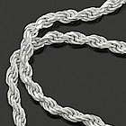 16 30 Inch Thin 2mm Rope Chain Real 925 Sterling Silver Mens Hip Hop 