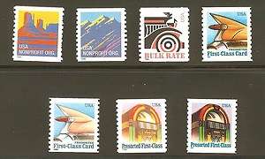 US Scott #2902, 2903,2905, 2908, 2909,2911, & 2912 American Scenes 