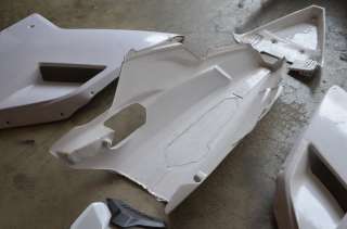 Ducati 848 1098 1198 Race Plastics Fairing Body Kit White Unpainted 