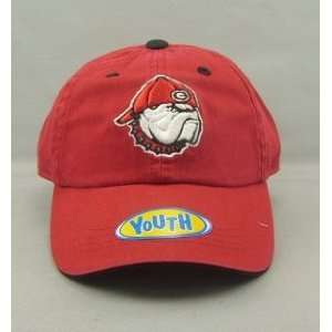  Georgia Bulldogs Youth Crew Adjustable Hat: Sports 