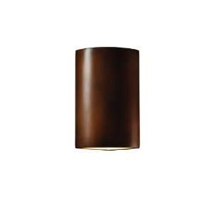 Ambiance Cylinder Corner Sconce Wall Sconce Finish Hammered Brass