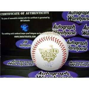 Brian Wilson Signed Ball   2010 World Series HOLOGRAM)   Autographed 