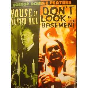 DVD Double Feature Of HORROR!! House on Haunted Hill {Starring Vincent 