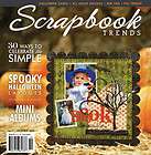 Scrapbook Trends Magazine OCTOBER 2010 New Cricut  