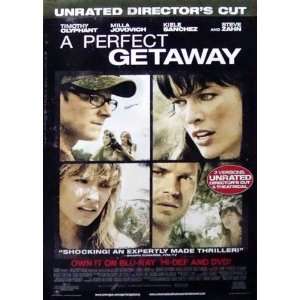  A Perfect Getaway Movie Poster 27 X 40 (Approx 