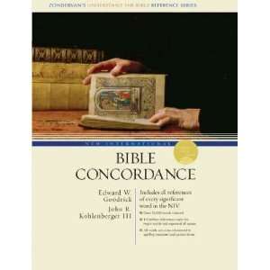  Bible Concordance Includes All References of Every Significant Word 