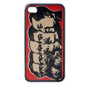 chinese communist v2 iphone case for iphone 4 and 4s black