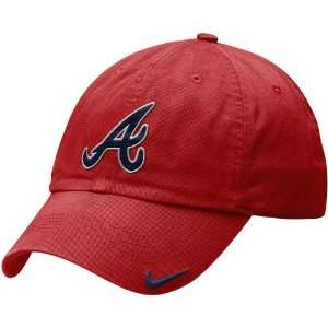  Nike Atlanta Braves Red Stadium Heritage 86 Adjustable Hat 