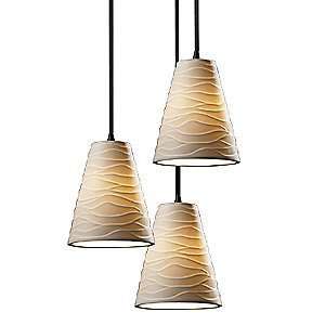   Light Cluster Cone Pendant by Justice Design Group: Home & Kitchen