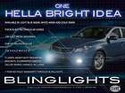 2011 2012 2013 Kia Sportage Blue LED Fog Lamps Driving Lights Kit 
