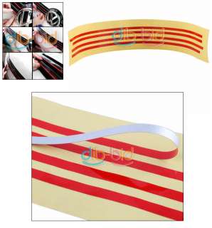 Grille Red Line Sticker Decal For VW Golf 6 MK6 GTI R20  