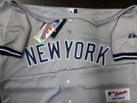 2012 New York Yankees BLANK Road Gray Sewn Jersey High Quality Mens 6 