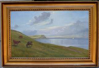   . Grazing cattle at Roskilde fjord. 1916. Early modernism.  