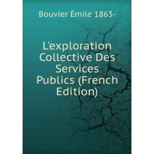   Des Services Publics (French Edition) Bouvier Ã?mile 1863  Books