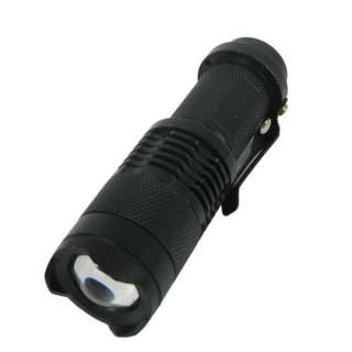   Mini LED Flashlight Torch Zoomable Adjustable Focus Flashlight  