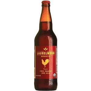   Red Organic Ale: Laurelwood Brewing Co. 22oz: Grocery & Gourmet Food