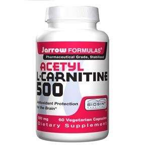 Jarrow Formulas Acetyl L Carnitine, 500 mg Size 60 