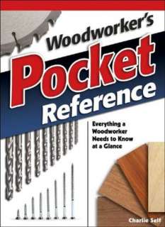 woodworker s pocket reference charlie self other format $ 13