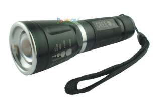 CREE LED Zoomable Flashlight Torch Light Lamp 300LM K 2  