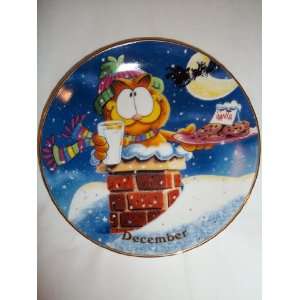  Garfield Calendar Plate by Jim Davis   December 