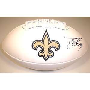  Drew Brees Autographed New Orleans Saints Team Logo 