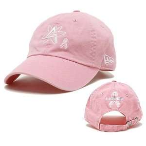 Albuquerque Isotopes Pink Ribbon Womens Cap   White Adjustable 