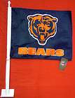 Chicago Bears Car Flag 15x11 Official NFL Merchandise Blue & Orange