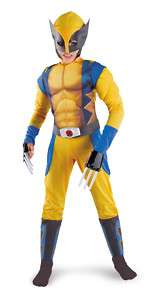 WOLVERINE X Men Classic DLX Boy Muscle Costume Sm 4 6  