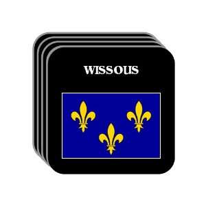  Ile de France   WISSOUS Set of 4 Mini Mousepad Coasters 