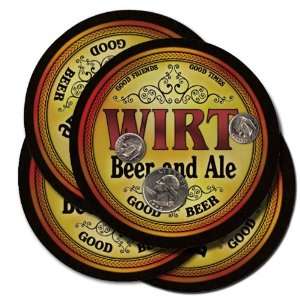  WIRT Family Name Beer & Ale Coasters: Everything Else