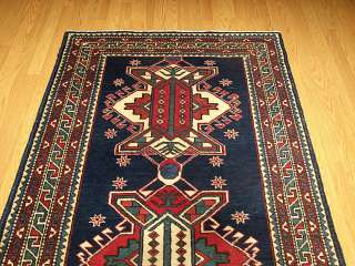   Persian Heriz Vegetable Dye Wool Wide Runner Great Condition 2582